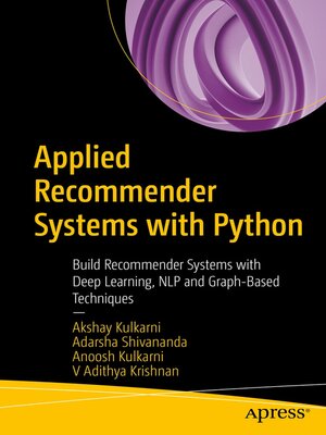 cover image of Applied Recommender Systems with Python